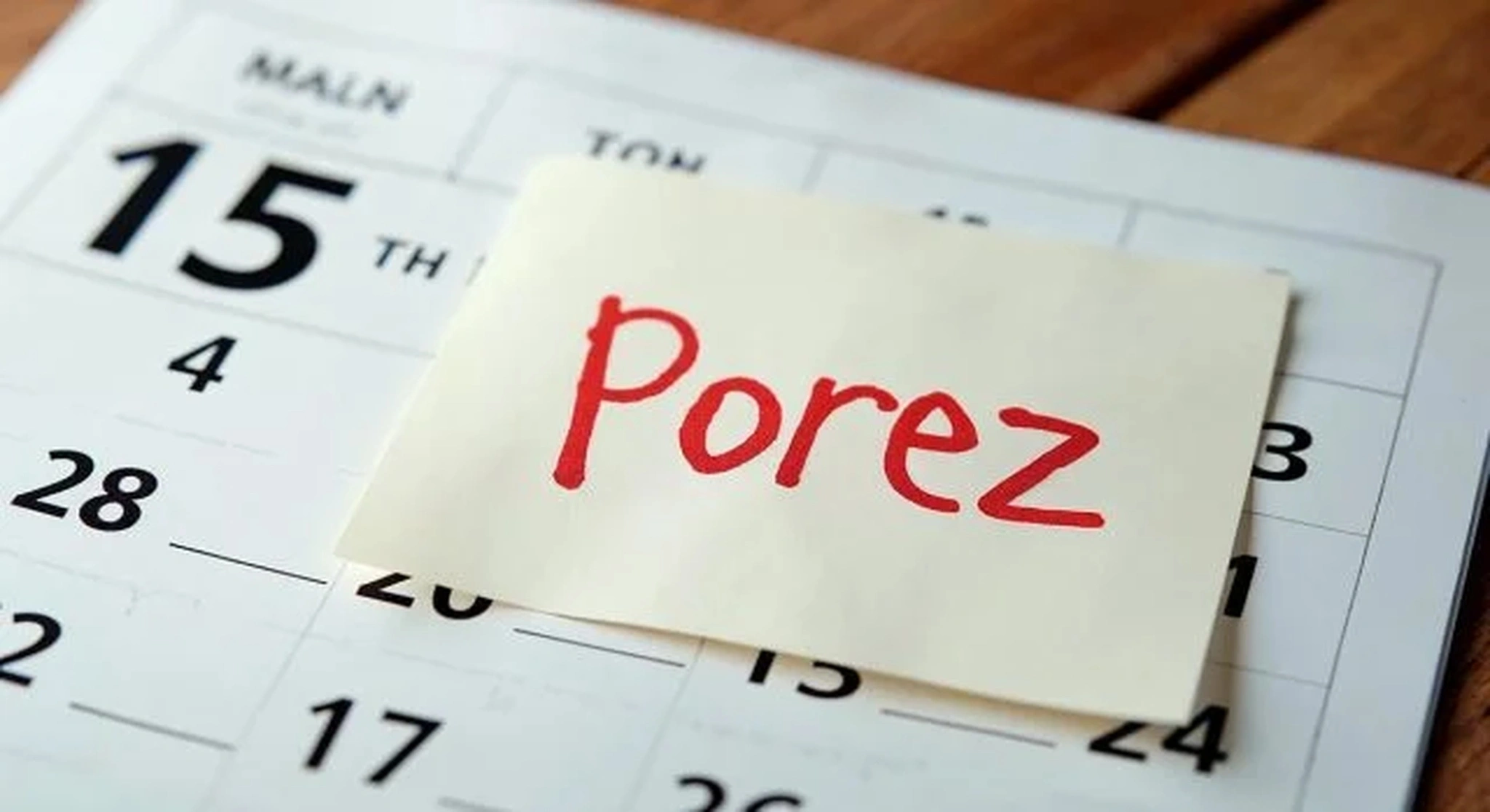 Poreske obaveze april 2026 i rokovi za prijave i plaćanja prema poreskom kalendaru